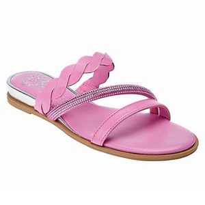 Vince Camuto‎ Aruelle Leather Jeweled Sandal